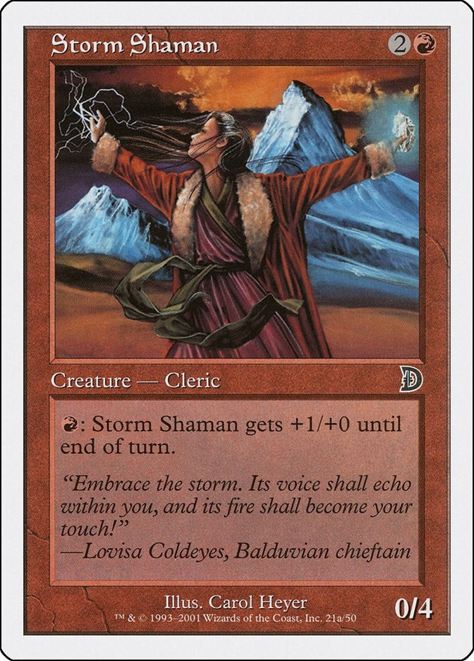 Image for Storm Shaman (21a) (21a) (DKM) - Magic: The Gathering