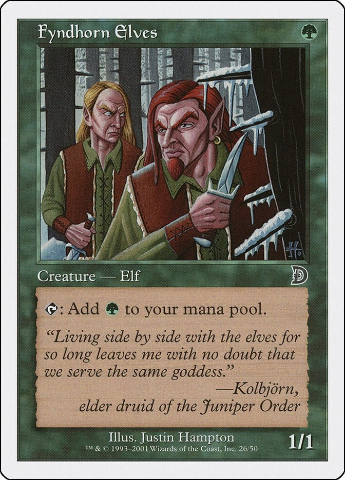 Image for Fyndhorn Elves (26) (DKM) - Magic: The Gathering