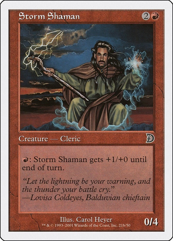 Image for Storm Shaman (21b) (21b) (DKM) - Magic: The Gathering