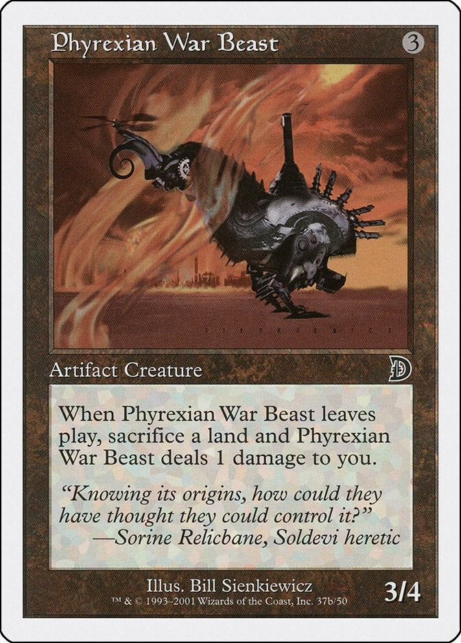 Image for Phyrexian War Beast (37b) (37b) (DKM) - Magic: The Gathering