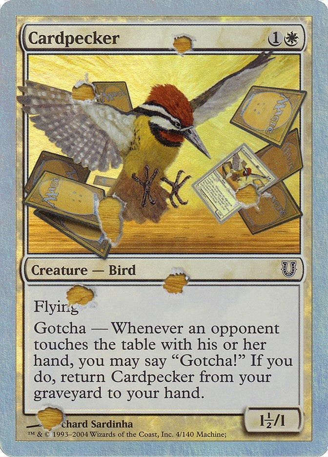 Image for Cardpecker (Alternate Foil) (4) (UNH) - Magic: The Gathering