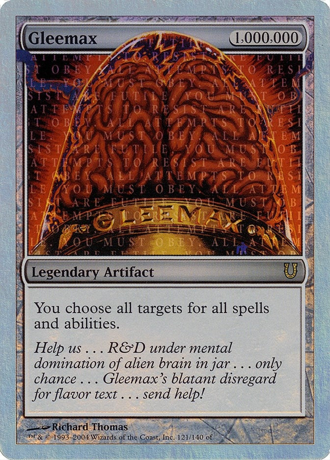 Image for Gleemax (Alternate Foil) (121) (UNH) - Magic: The Gathering