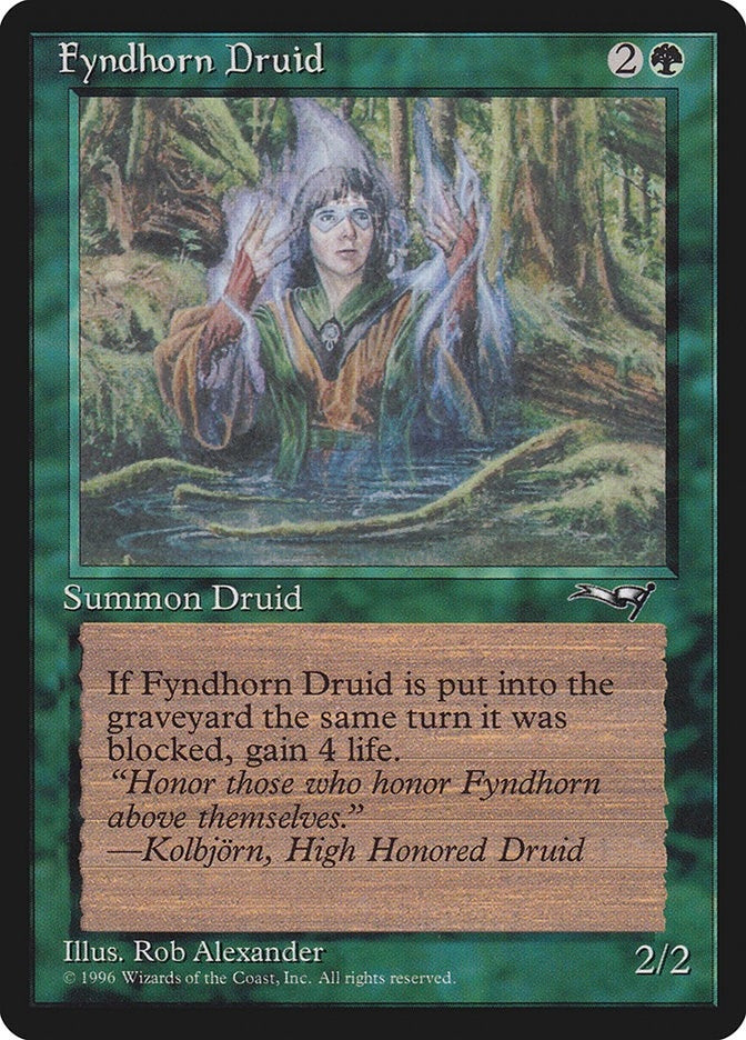 Image for Fyndhorn Druid (Facing Right) (71) (ALL) - Magic: The Gathering