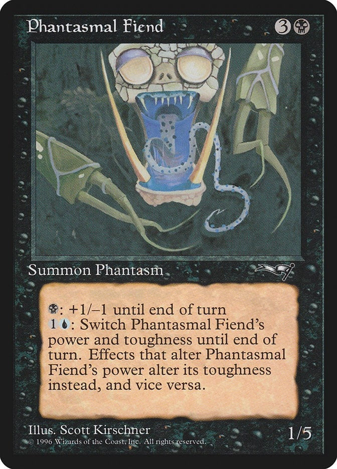 Image for Phantasmal Fiend (Close-up) (21) (ALL) - Magic: The Gathering