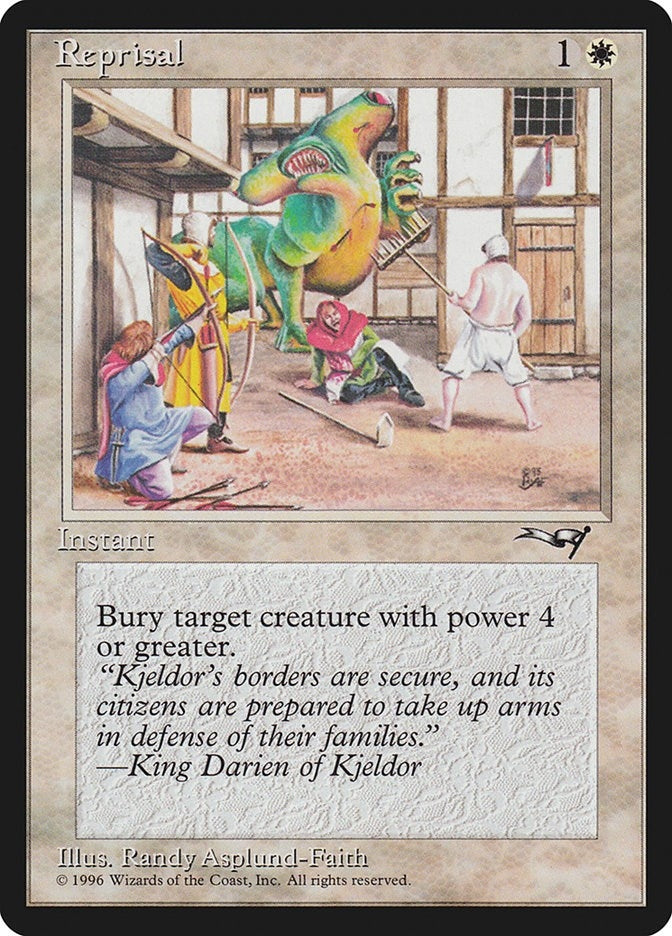 Image for Reprisal (Green Monster) (145) (ALL) - Magic: The Gathering