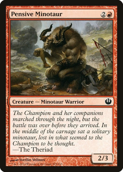 Pensive Minotaur (105) (JOU)