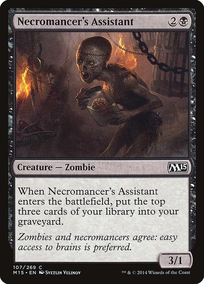 Necromancer's Assistant (107) (M15) Japanese