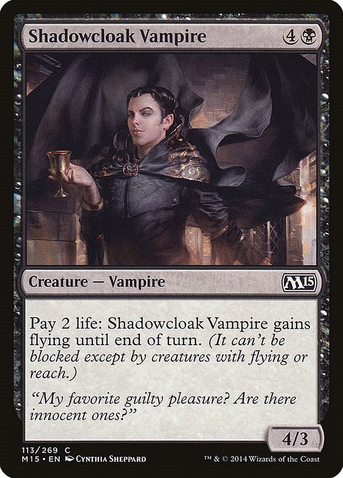 Shadowcloak Vampire (113) (M15) Japanese