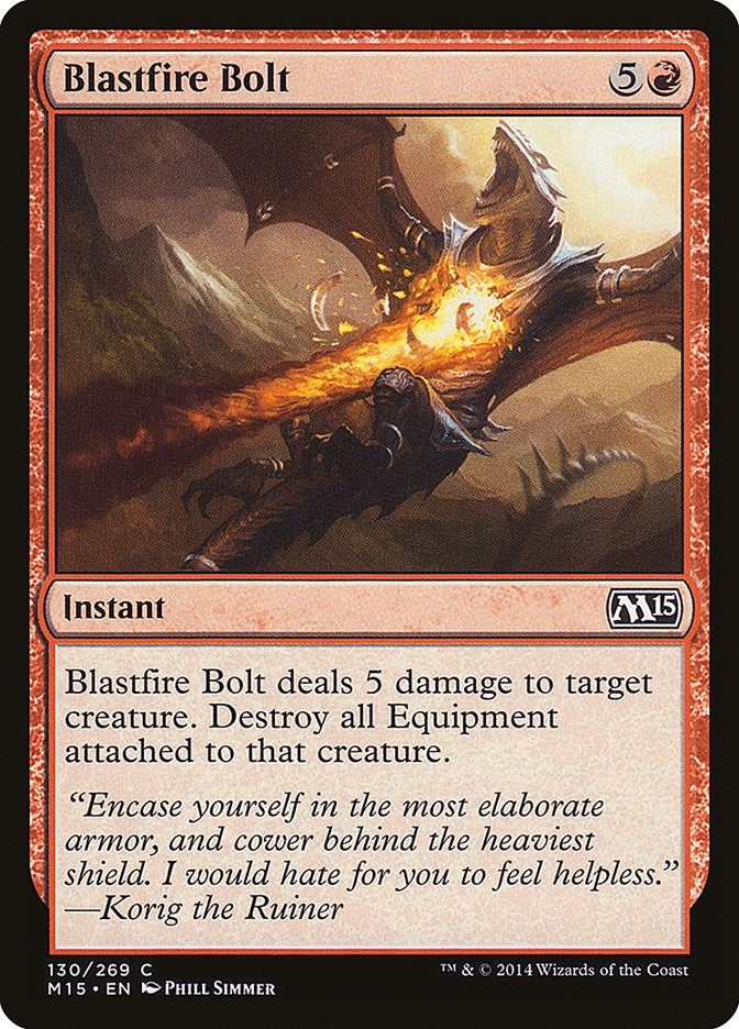 Blastfire Bolt (130) (M15) Japanese