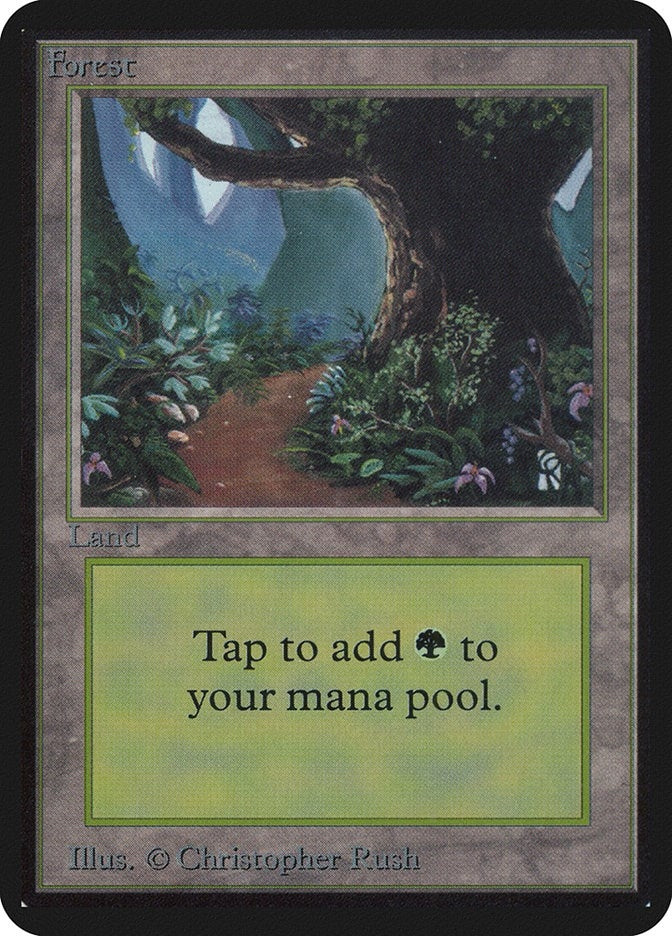 Image for Forest (B) (LEA) - Magic: The Gathering