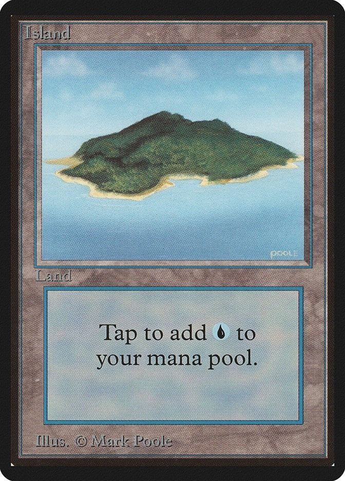 Image for Island (B) (LEB) - Magic: The Gathering