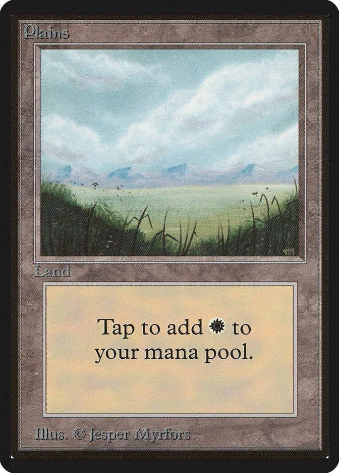 Image for Plains (A) (LEB) - Magic: The Gathering