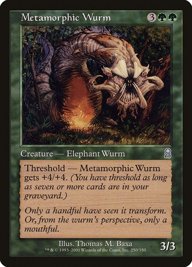 Metamorphic Wurm (250) (ODY) Japanese
