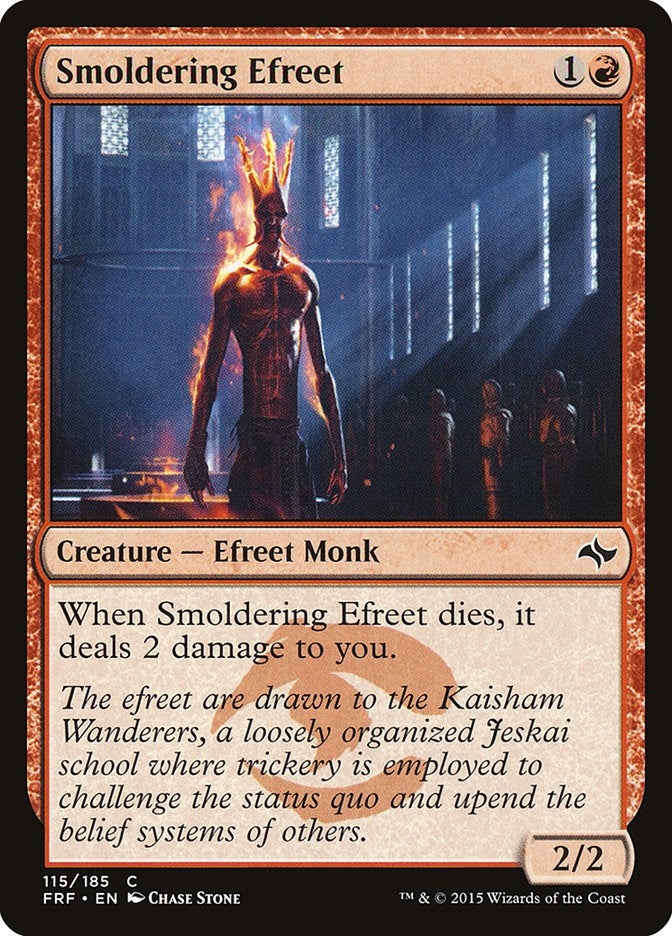 Smoldering Efreet (115) (FRF) Japanese